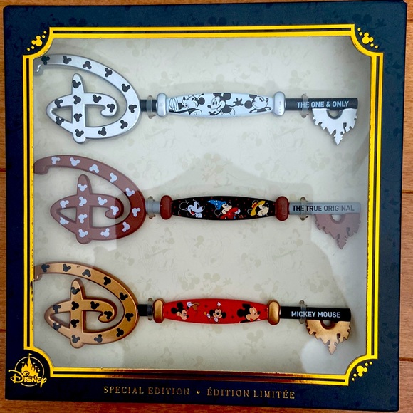 Disney Other Disney Mickey Through The Years Collectible Key Set